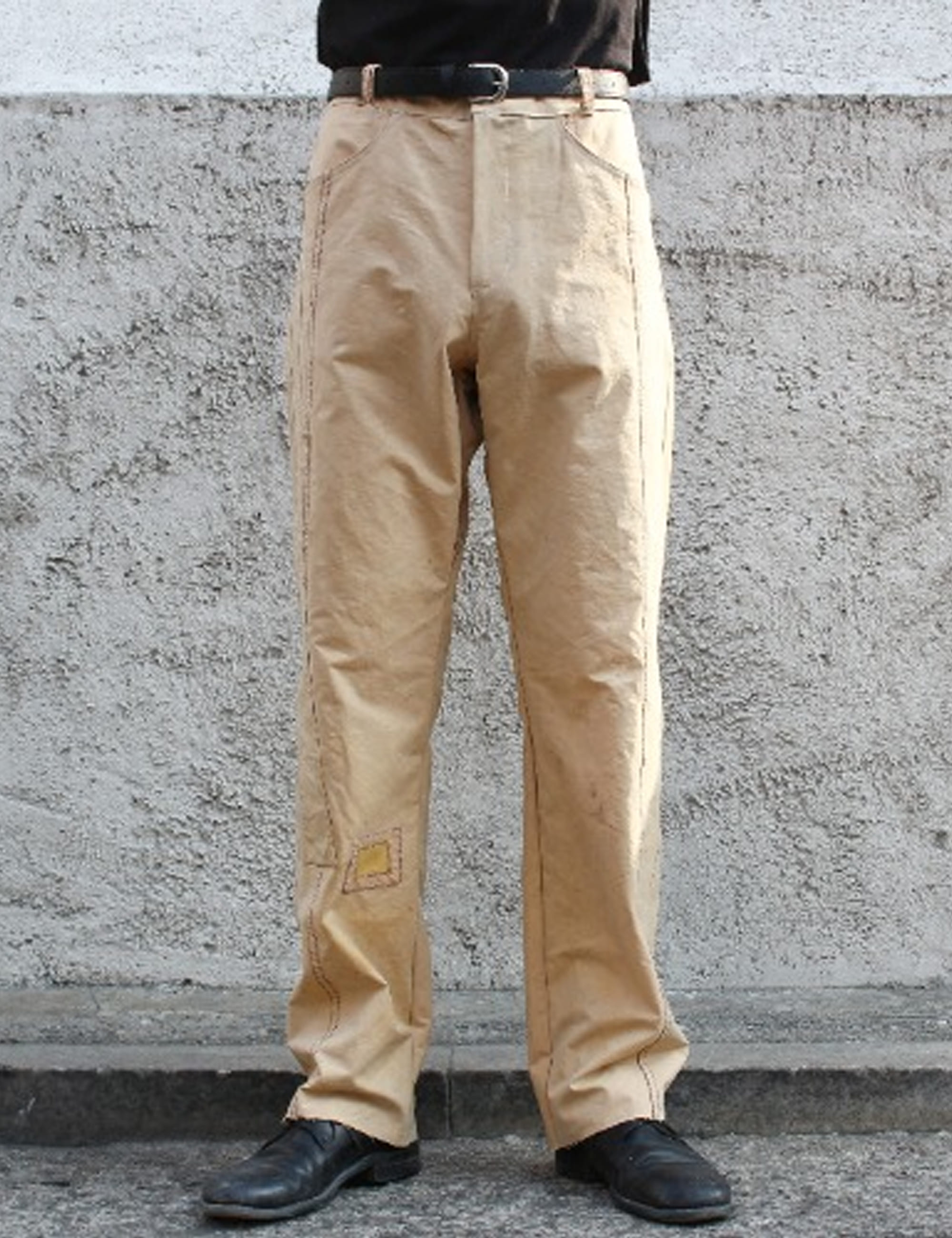 [EXCLUSIVE] STRAIGHT DENIM TROUSERS_OLD COTTON SAIL FABRIC