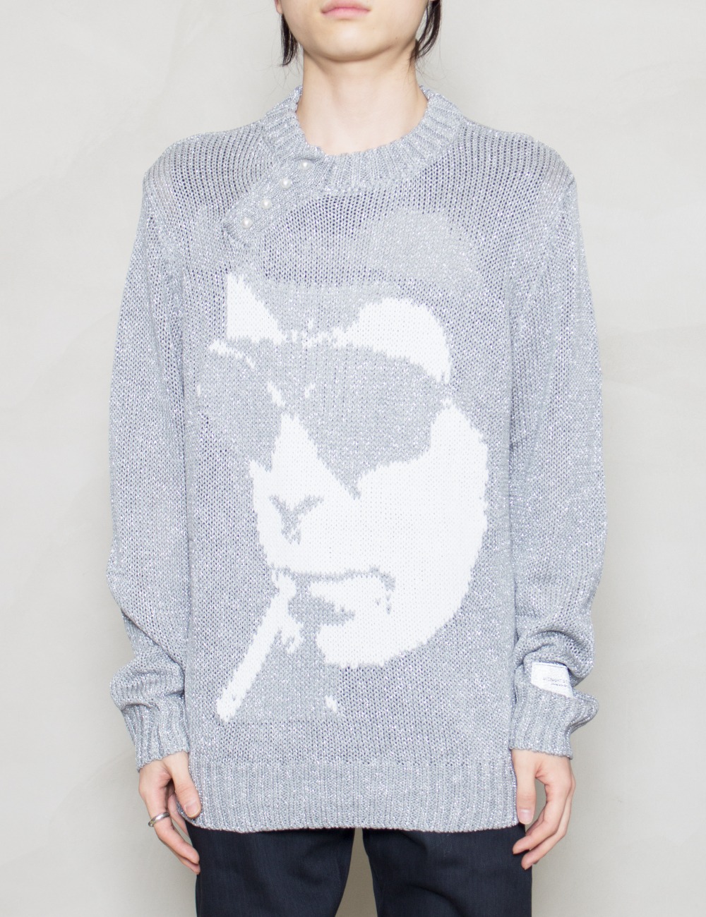 BABY FACE SWEATER_SILVER