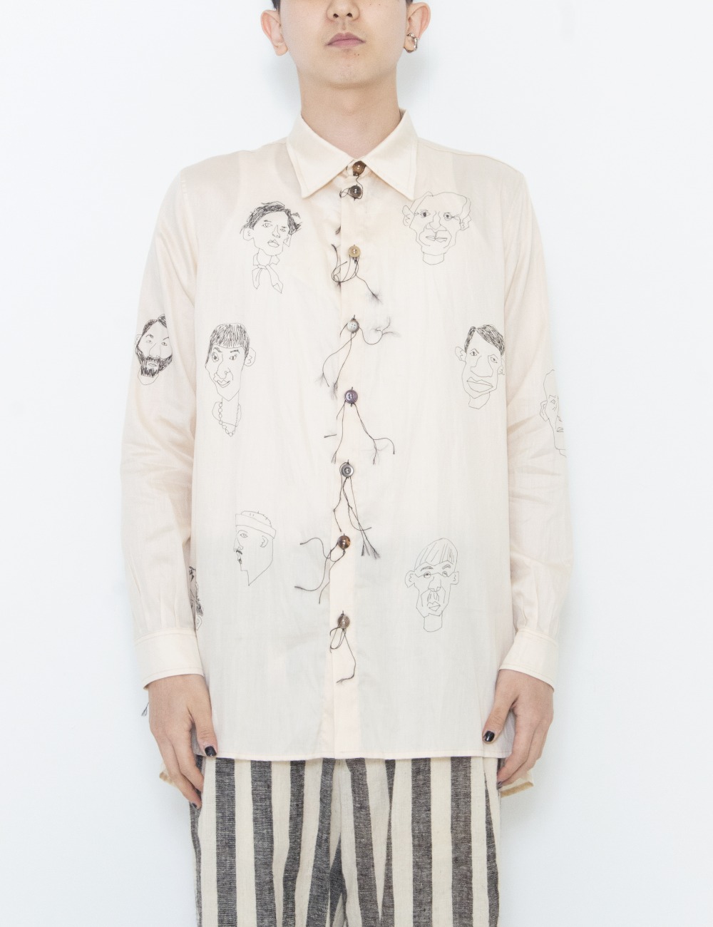 HAND SKETCHED SHIRT_IVORY